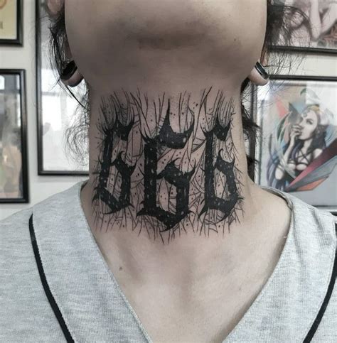 Unveiling the Dark Side: Explore the World of 666 Tattoos